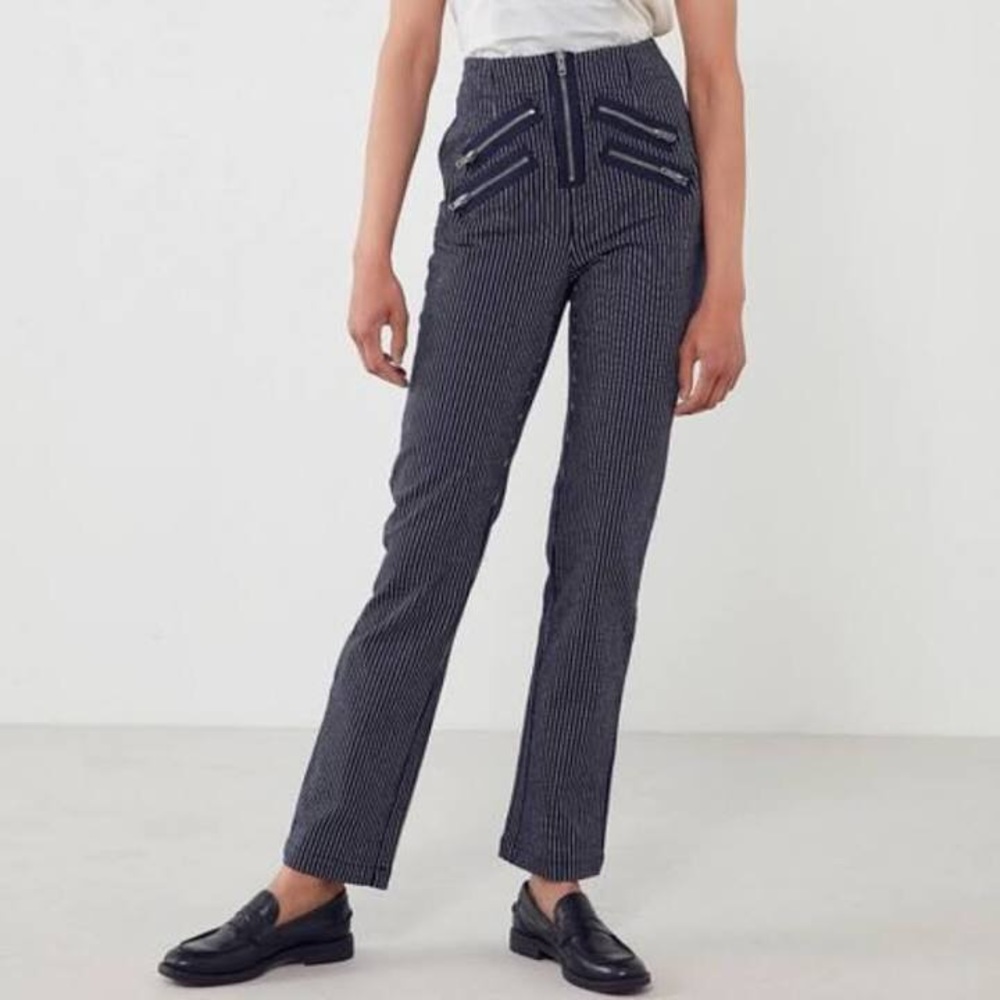 Silence + noise malorie high rise zipper pants.